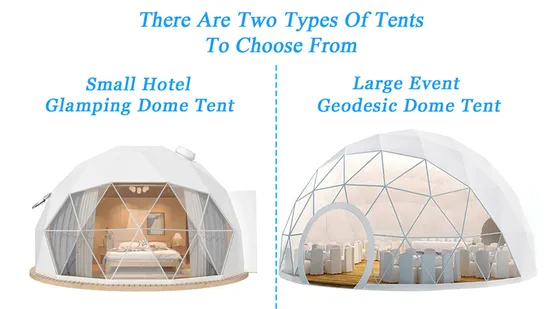 Outdoor Dome Winter Snow Camping 6m Diameter Green House Luxury Tent
