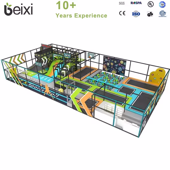 Батут Funjump Fancy Garden Square Kids 8 футов Betttrampolin