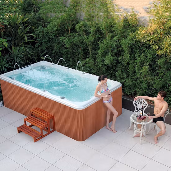 Mini Frame Garden Water Swim SPA Endless Acrylic Above Ground Outdoor SPA Swimming Pool