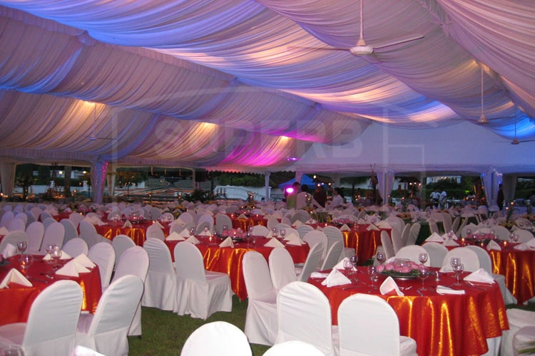 100 People Clear Window Sidewalls Party Tent