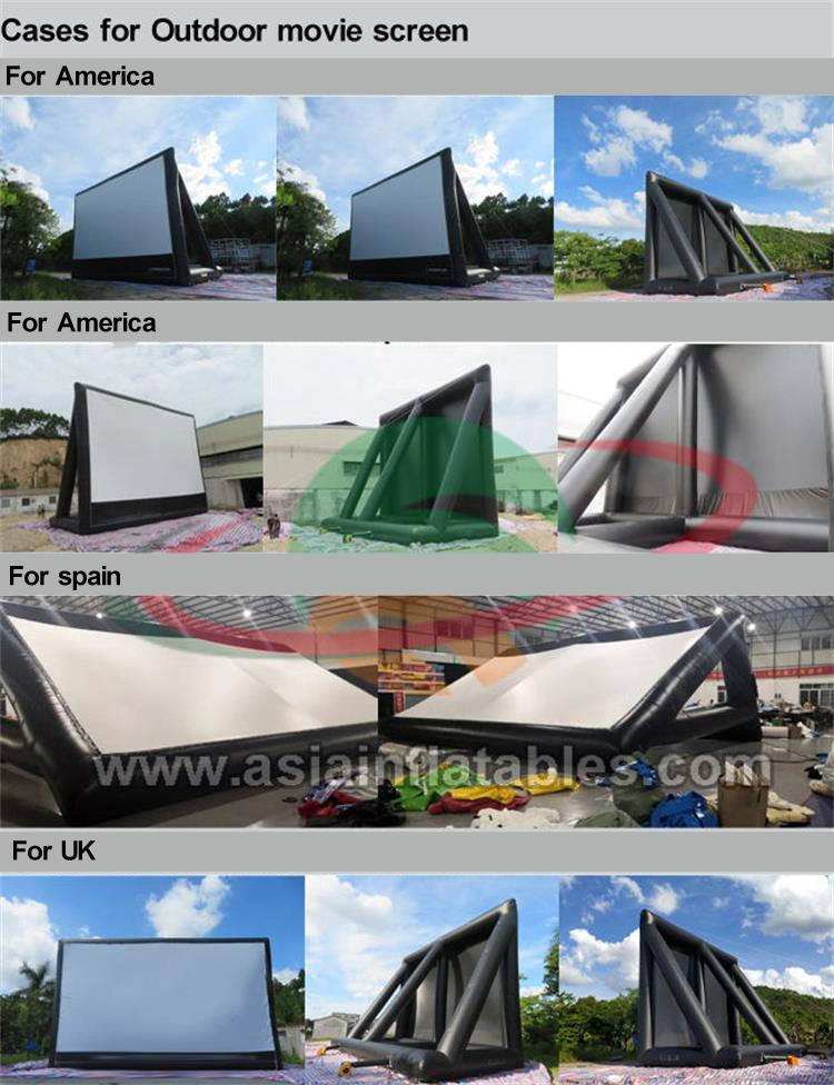 Outdoor Projector Screen Foldable Portable Inflatable Outdoor Movie Screen for Drive-in Movie Theaters Screen