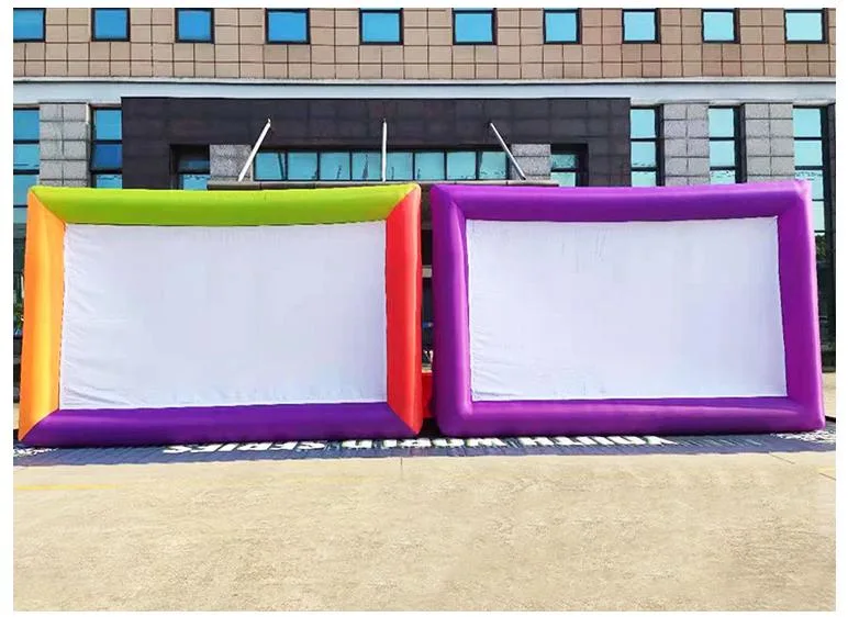 High Quality Outdoor16f Ready to Ship Projector Screen Inflatable, Movie Screen Inflatable, Inflatable LED Screen