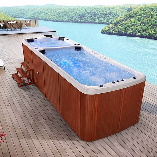 Mini Frame Garden Water Swim SPA Endless Acrylic Above Ground Outdoor SPA Swimming Pool