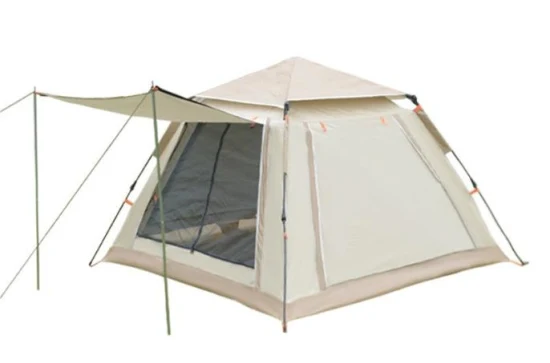 Роскошная двухслойная водонепроницаемая надувная семейная пляжная палатка для кемпинга на 6-12 человек